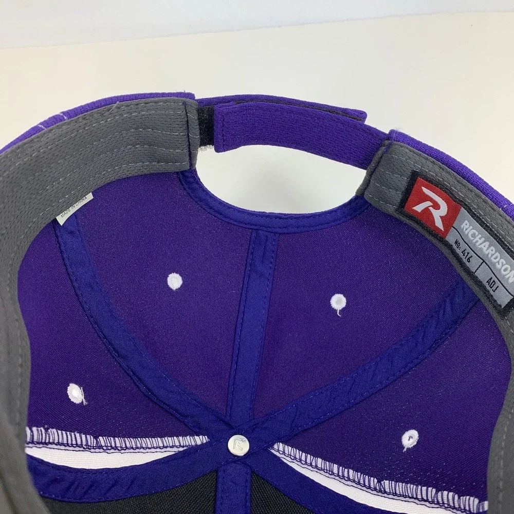 Wildcats Hat Kansas State Purple Richardson 416 Adjustable Baseball Cap STAIN